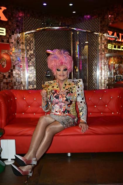 Olivia Jones at the press lunch with Wolfgang Wolle Förster on the occasion of the 35th anniversary of Nachtbar Klax at Nachtbar Klax Dresden, 22 12 2025 Copyright: xMatthiasxWehnertx