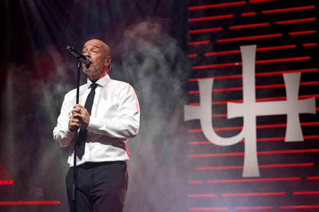 Frontman Der Graf from the band Unheilig at their concert in the Palladium Cologne, 22 12 2025 NRW Germany Copyright: xChristophxHardtx