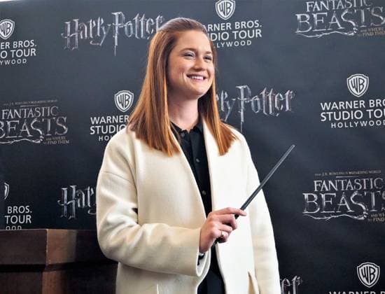 J.K Rowling s Wizarding World: Harry Potter and Fantastic Monsters exhibition LOS ANGELES , CA - DECEMBER 07: Actress Bonnie Wright attends the opening ceremony of the The J.K Rowling s Wizarding World: Harry Potter and Fantastic Monsters exhibition, where the costumes and objects of the movie Fantastic Beasts and Where to Find Them are displayed at Warner Bros. Studio Tour Hollywood in Los Angeles, California on December 07, 2016. The exhibition will be opened for visitors on December 9. Los Angeles California. Editorial use only. Please get in touch for any other usage.  Copyright: x2025xAnadoluxMintahaxNeslihanxEroÄülux