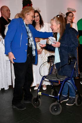 Frank Zander at Frank Zanders 31 Christmas party for the homeless and needy 2025 at the Estrel Convention Center Berlin, 22 12 2025 Foto:xN.xKubelkax xFuturexImagex zander_5201