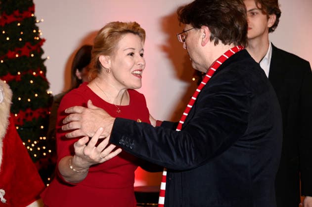 Franziska Giffey and Marcus Zander at Frank Zanders 31 Christmas party for the homeless and needy 2025 at the Estrel Convention Center Berlin, 22 12 2025 Foto:xN.xKubelkax xFuturexImagex zander_5208