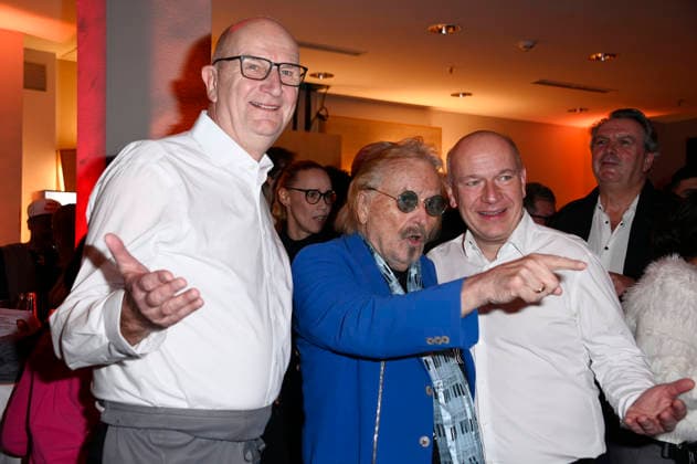 Dietmar Woidke, Frank Zander and Kai Wegner at Frank Zanders 31 Christmas party for the homeless and needy 2025 at the Estrel Convention Center Berlin, 22 12 2025 Foto:xN.xKubelkax xFuturexImagex zander_5222