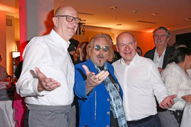 Dietmar Woidke, Frank Zander and Kai Wegner at Frank Zanders 31 Christmas party for the homeless and needy 2025 at the Estrel Convention Center Berlin, 22 12 2025 Foto:xN.xKubelkax xFuturexImagex zander_5223