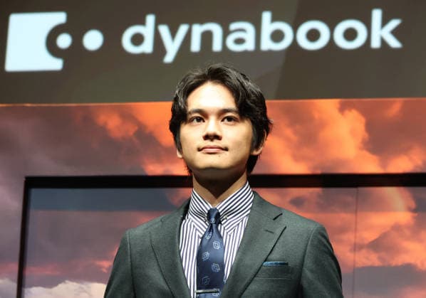 December 23, 2025, Tokyo, Japan - Japanese actor Takumi Kitamura poses for photo as he is named as the brand ambassador of the Dynabook of Sharp s notebook computer in Tokyo on Tuesday, December 23, 2025. (photo by Yoshio Tsunoda AFLO)  aflo_314375153