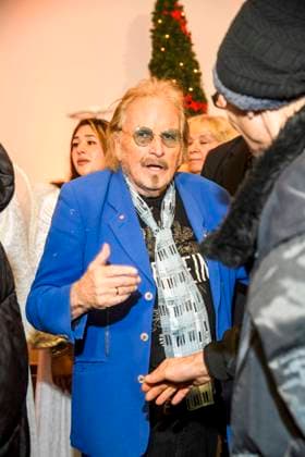 abb Frank Zander Host of the annual 31 Christmas party Christmas dinner for homeless and needy people at Estrel Convention Center amn 22 12 2025 in Berlin Berlin Germany