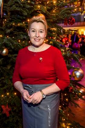 abb Franziska Giffey as guest at the 31 Frank Zander Christmas party the annual Christmas dinner for homeless people in need at the Estrel Convention Center amn 22 12 2025 in Berlin Berlin Germany