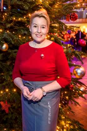 abb Franziska Giffey as guest at the 31 Frank Zander Christmas party the annual Christmas dinner for homeless people in need at the Estrel Convention Center amn 22 12 2025 in Berlin Berlin Germany