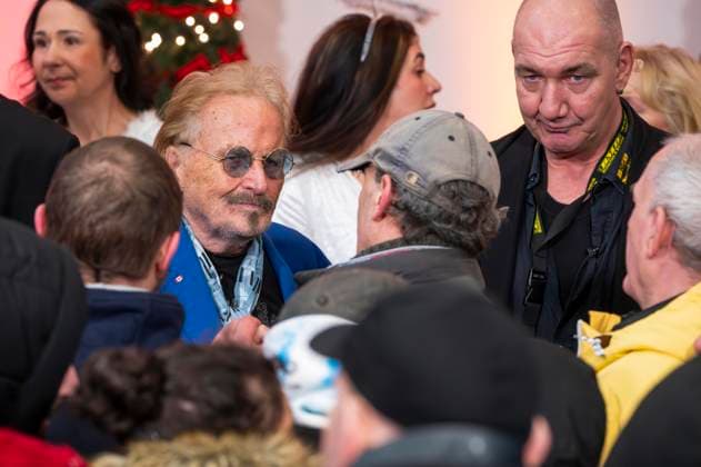 abb Frank Zander Host of the annual 31 Christmas party Christmas dinner for homeless and needy people at Estrel Convention Center amn 22 12 2025 in Berlin Berlin Germany