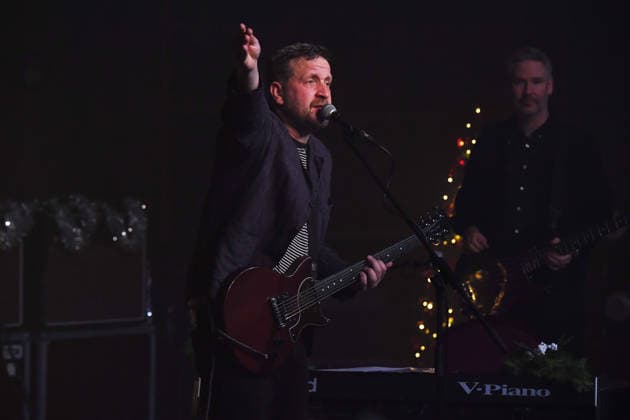 The Futureheads performing at EartH in London LONDON, ENGLAND - DECEMBER 22: Barry Hyde of ™The Futureheads™ performing at EartH on December 22, 2025 in London, England. CAP MAR MAR Great Britain Copyright: xMartinxHarris CapitalxPicturesx
