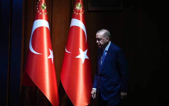 Turkish President Recep Tayyip Erdogan ANKARA, TURKIYE - DECEMBER 23: Turkish President Recep Tayyip Erdogan attends the TUBA and TUBITAK Awards Ceremony at Bestepe Nation’s Convention and Culture Center in Ankara, Turkiye on December 23, 2025. Ercin Erturk Anadolu Ankara Turkey. Editorial use only. Please get in touch for any other usage.  Copyright: x2025xAnadoluxErcinxErturkx