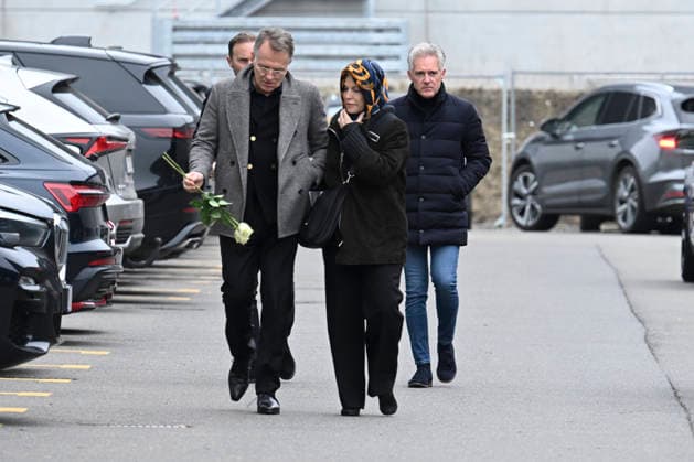 Funeral - Wouter van der Horst Herentals, 23 12 2025 : Today, family and close friends say goodbye to Wouter van der Horst, the husband of singer Belle Perez. The farewell will take place in a location that holds symbolic significance for the couple. They had their wedding reception there on June 18, 2016. Next year, they would have celebrated their tenth anniversary. Pix : Credit : Peter De Smedt CC . Herentals Belgium  Copyright: xContentxCurationx PeterxDexSmedtx xCCx