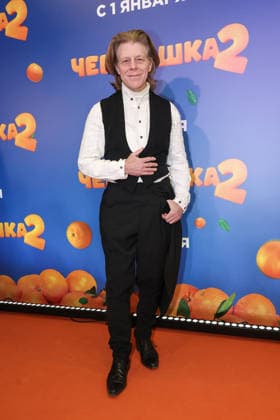 RUSSIA, MOSCOW - DECEMBER 24, 2025: Actor Olivier Siou poses on the red carpet during the premiere of the family comedy Cheburashka 2 by Dmitry Dyachenko at the KARO 11 Oktyabr cinema on Novy Arbat Street (New Arbat Avenue). Valery Sharifulin TASS  86692736