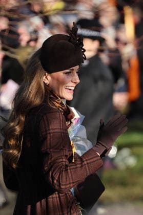 . 25 12 2025. Sandringham , United Kingdom. UK Royals led by King Charles III and Queen Camilla , at the Christmas Day church service at Sandringham, United Kingdom,  xStephenxLockx xi-Imagesx IIM-26475-0006