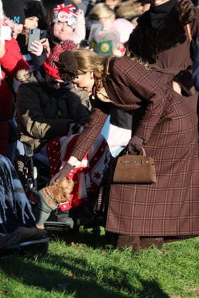 . 25 12 2025. Sandringham , United Kingdom. UK Royals led by King Charles III and Queen Camilla , at the Christmas Day church service at Sandringham, United Kingdom,  xStephenxLockx xi-Imagesx IIM-26475-0012