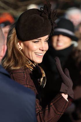 . 25 12 2025. Sandringham , United Kingdom. UK Royals led by King Charles III and Queen Camilla , at the Christmas Day church service at Sandringham, United Kingdom,  xStephenxLockx xi-Imagesx IIM-26475-0016
