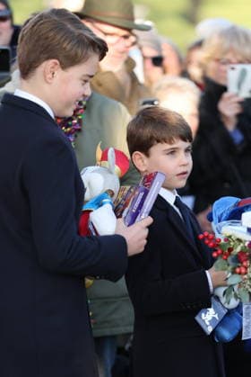 . 25 12 2025. Sandringham , United Kingdom. UK Royals led by King Charles III and Queen Camilla , at the Christmas Day church service at Sandringham, United Kingdom,  xStephenxLockx xi-Imagesx IIM-26475-0025