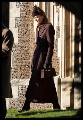 . 25 12 2025. Sandringham , United Kingdom.Kate Middleton, the Princess of Wales , leaving the Christmas Day church service at Sandringham, United Kingdom,  xStephenxLockx xi-Imagesx IIM-26475-0072