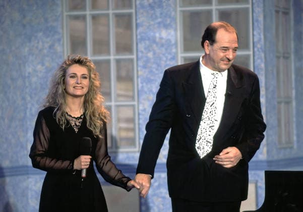 ARCHIVE Ralph Siegel Composer Ralph Siegel with Nicole Seibert , 2004 ARCHIVE RECORD, date estimated 20251220JWM0414