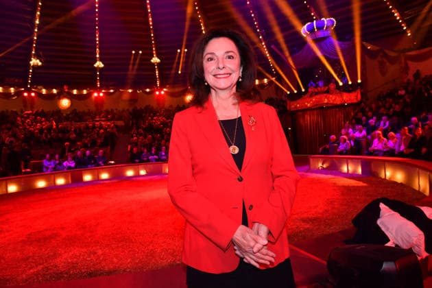 Uschi Dämmrich von Luttitz Premiere winter season 2025 Circus Krone Ich Du, Wir Krone Manege Kronebau Munich December 25, 2025