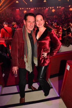 Max Tidof with daughter Luzie Premiere winter season 2025 Circus Krone Ich Du, Wir Krone Manege Kronebau Munich December 25, 2025