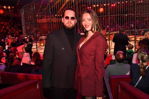 Joelina Drews with boyfriend Adrian Louis Premiere winter season 2025 Circus Krone Ich Du, Wir Krone Manege Kronebau Munich December 25, 2025