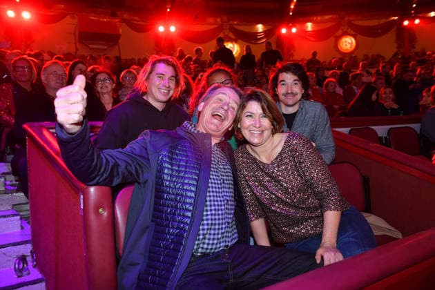 Markus Wasmeier with his wife Brigitte Premiere winter season 2025 Circus Krone Ich Du, Wir Krone Manege Kronebau Munich December 25, 2025