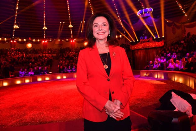 Uschi Dämmrich von Luttitz Premiere winter season 2025 Circus Krone Ich Du, Wir Krone Manege Kronebau Munich December 25, 2025