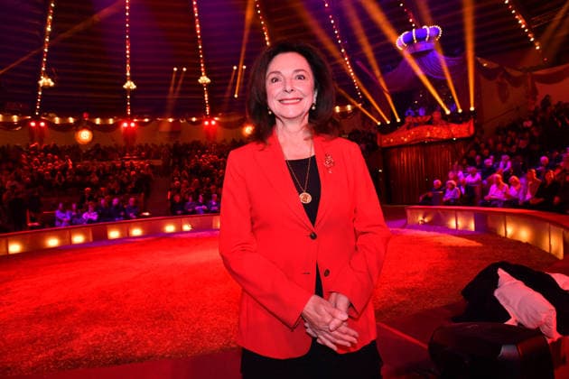 Uschi Dämmrich von Luttitz Premiere winter season 2025 Circus Krone Ich Du, Wir Krone Manege Kronebau Munich December 25, 2025