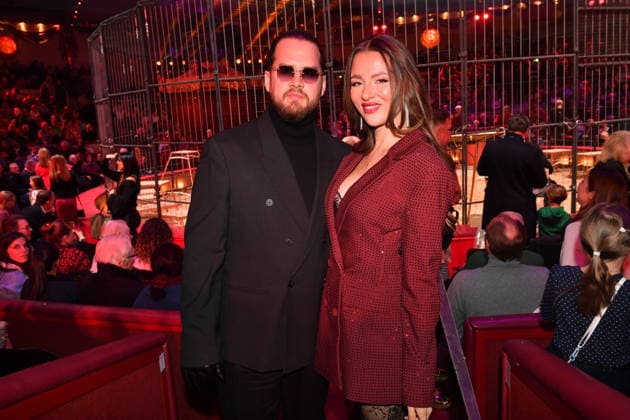 Joelina Drews with boyfriend Adrian Louis Premiere winter season 2025 Circus Krone Ich Du, Wir Krone Manege Kronebau Munich December 25, 2025