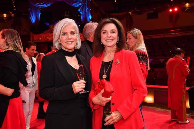 Birgit Schrowange and Uschi Dämmrich von Luttitz Premiere winter season 2025 Circus Krone Ich Du, Wir Krone Manege Kronebau Munich December 25, 2025
