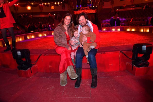 Michael von Kassel with his wife Kitty and their children Premiere winter season 2025 Circus Krone Ich Du, Wir Krone Manege Kronebau Munich December 25, 2025