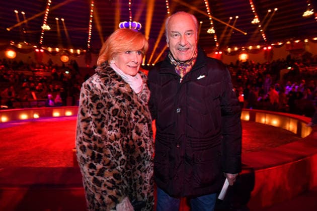 Manfred Schnelldorfer with Dorothea Sass Premiere winter season 2025 Circus Krone Ich Du, Wir Krone Manege Kronebau Munich December 25, 2025