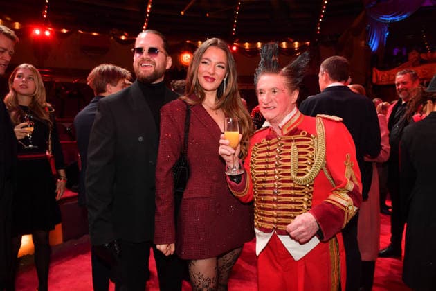 Joelina Drews with boyfriend Adrian Louis Premiere winter season 2025 Circus Krone Ich Du, Wir Krone Manege Kronebau Munich December 25, 2025