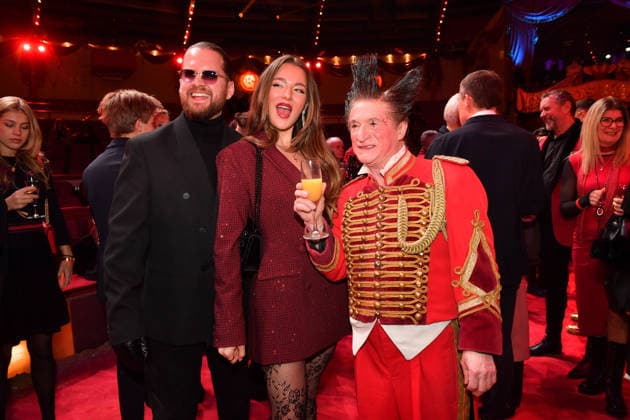 Joelina Drews with boyfriend Adrian Louis Premiere winter season 2025 Circus Krone Ich Du, Wir Krone Manege Kronebau Munich December 25, 2025