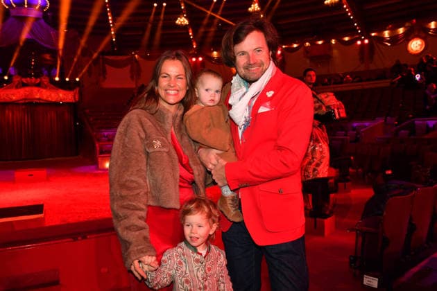 Michael von Kassel with his wife Kitty and their children Premiere winter season 2025 Circus Krone Ich Du, Wir Krone Manege Kronebau Munich December 25, 2025