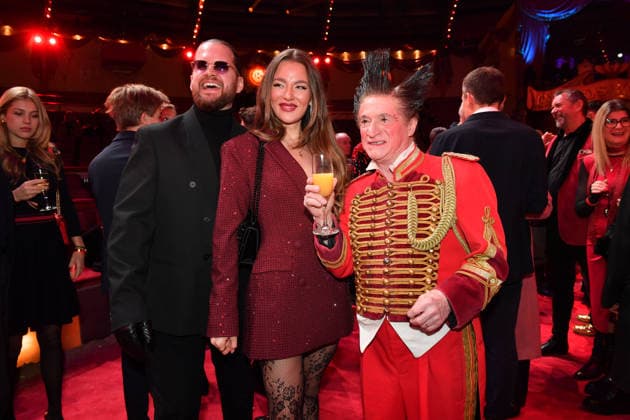 Joelina Drews with boyfriend Adrian Louis Premiere winter season 2025 Circus Krone Ich Du, Wir Krone Manege Kronebau Munich December 25, 2025