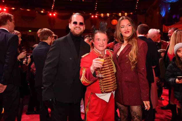 Joelina Drews with boyfriend Adrian Louis Premiere winter season 2025 Circus Krone Ich Du, Wir Krone Manege Kronebau Munich December 25, 2025