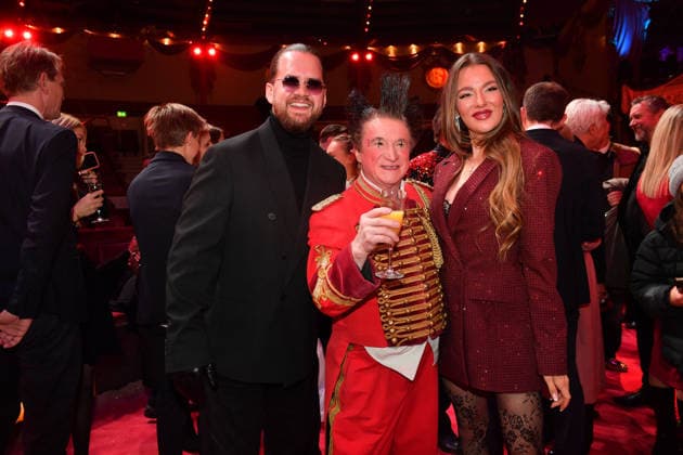 Joelina Drews with boyfriend Adrian Louis Premiere winter season 2025 Circus Krone Ich Du, Wir Krone Manege Kronebau Munich December 25, 2025