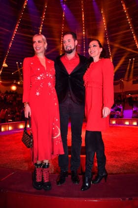 Verena Keith and Martin Lacey and Jana Mandana Lacey Krone Premiere Winter Season 2025 Circus Krone Ich Du, Wir Krone Manege Kronebau Munich December 25, 2025