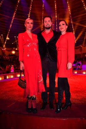 Verena Keith and Martin Lacey and Jana Mandana Lacey Krone Premiere Winter Season 2025 Circus Krone Ich Du, Wir Krone Manege Kronebau Munich December 25, 2025