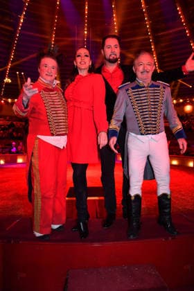 Martin Lacey and Jana Mandana Lacey Krone with Clowns Premiere Winter Season 2025 Circus Krone Ich Du, Wir Krone Manege Kronebau Munich December 25, 2025