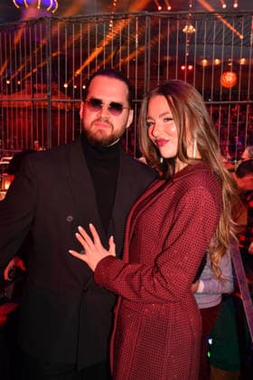 Joelina Drews with boyfriend Adrian Louis Premiere winter season 2025 Circus Krone Ich Du, Wir Krone Manege Kronebau Munich December 25, 2025