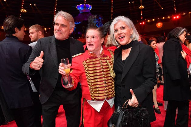 Birgit Schrowange with husband Frank Sporthelfer Premiere winter season 2025 Circus Krone Ich Du, Wir Krone Manege Kronebau Munich December 25, 2025