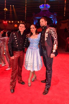 Alexis Lacey, Jana Mandana Lacey Krone and Martin Lacey jr Premiere winter season 2025 Circus Krone Ich Du, Wir Krone Manege Kronebau Munich December 25, 2025
