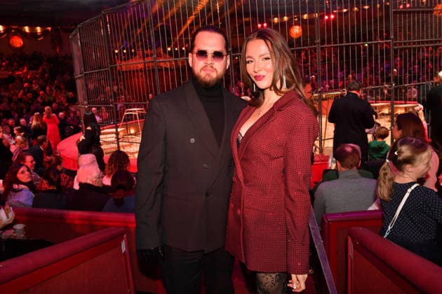 Joelina Drews with boyfriend Adrian Louis Premiere winter season 2025 Circus Krone Ich Du, Wir Krone Manege Kronebau Munich December 25, 2025