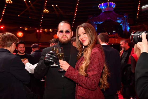 Joelina Drews with boyfriend Adrian Louis Premiere winter season 2025 Circus Krone Ich Du, Wir Krone Manege Kronebau Munich December 25, 2025