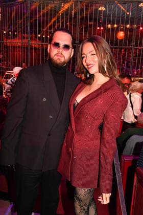 Joelina Drews with boyfriend Adrian Louis Premiere winter season 2025 Circus Krone Ich Du, Wir Krone Manege Kronebau Munich December 25, 2025