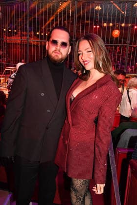 Joelina Drews with boyfriend Adrian Louis Premiere winter season 2025 Circus Krone Ich Du, Wir Krone Manege Kronebau Munich December 25, 2025