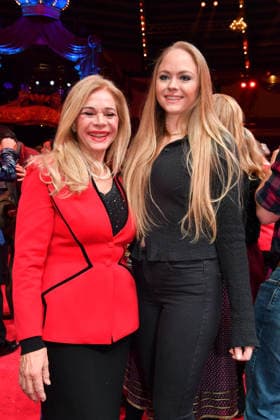 Julia Kent with daughter Premiere winter season 2025 Circus Krone Ich Du, Wir Krone Manege Krone Munich December 25, 2025