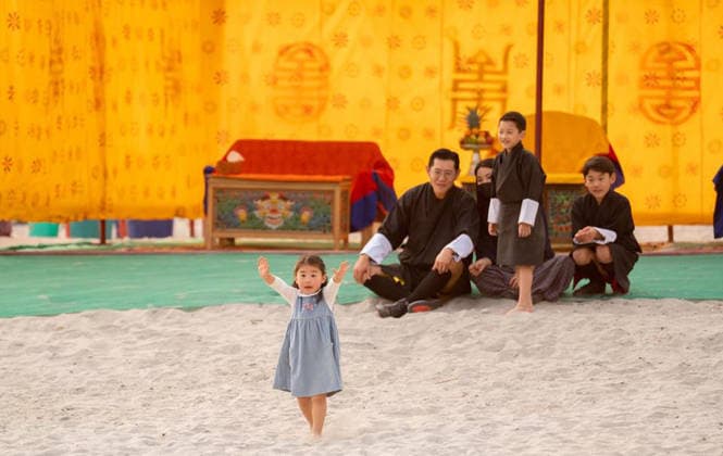 26-12-2025 Bhutan King Jigme Khesar Namgyel Wangchuck and Queen Jetsun Pema and Gyalsey Jigme Namgyel and Gyalsey Ugyen Wangchuckare and Gyalsem Sonam Yangden Wangchuck are in Gelephu during the fourth Gelephu Mindfulness City (GMC) Volunteer Programme, held from 22 to 26 December.  Copyright: xPPEx